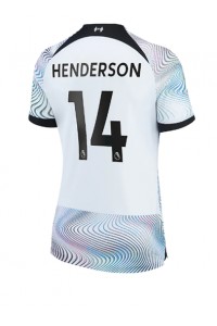 Liverpool Jordan Henderson #14 Fotballdrakt Borte Klær Dame 2022-23 Korte ermer